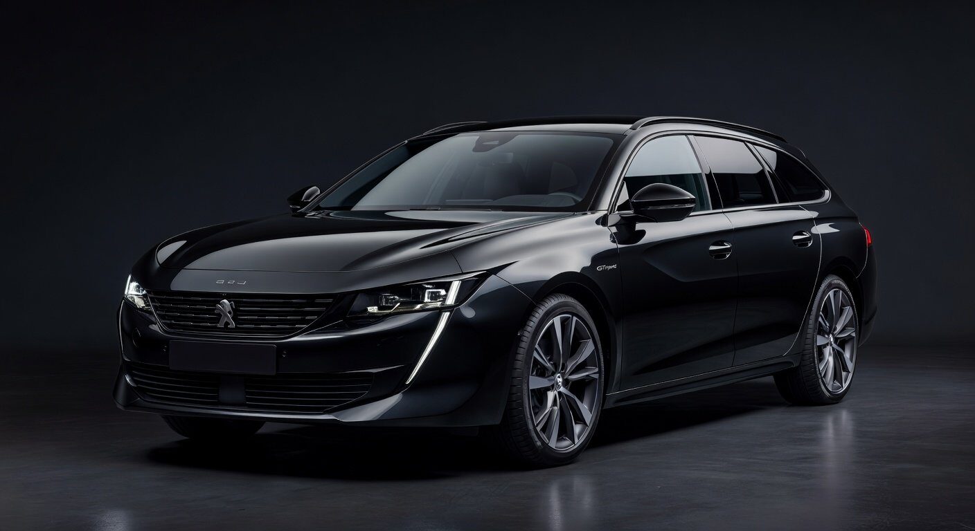 Peugeot 508 SW GT Hybrid 225 E-EAT8 — Véhicule VTC Suisse Normande