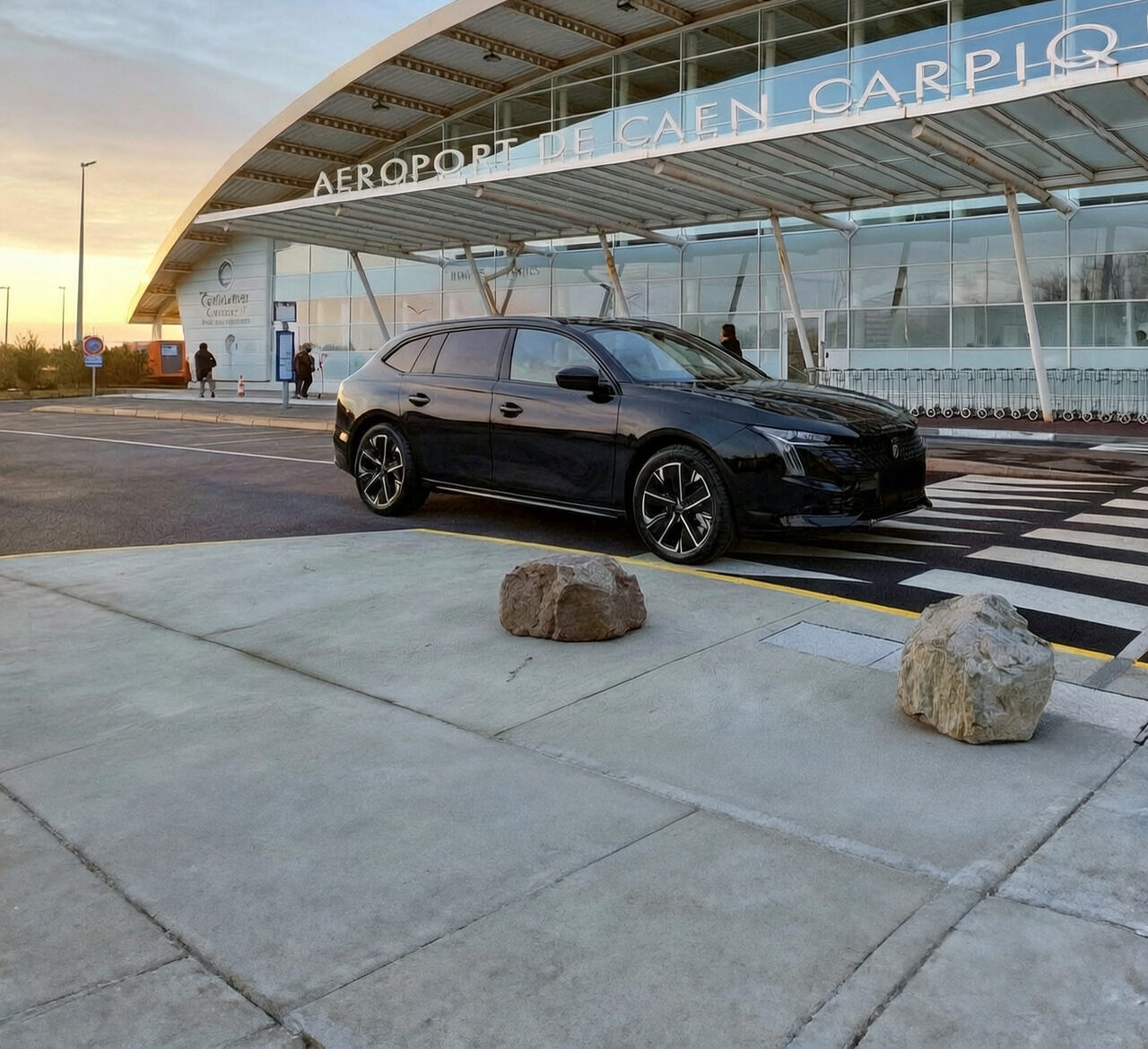 Transfert aéroport Caen-Carpiquet — Chauffeur privé VTC Suisse Normande